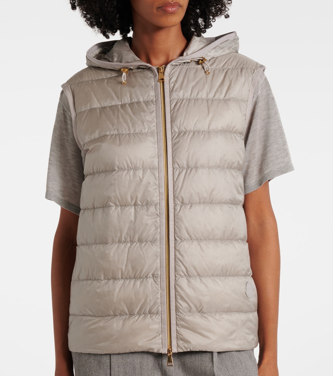 Daunenjacke aus Wolle und Kaschmir | Moncler