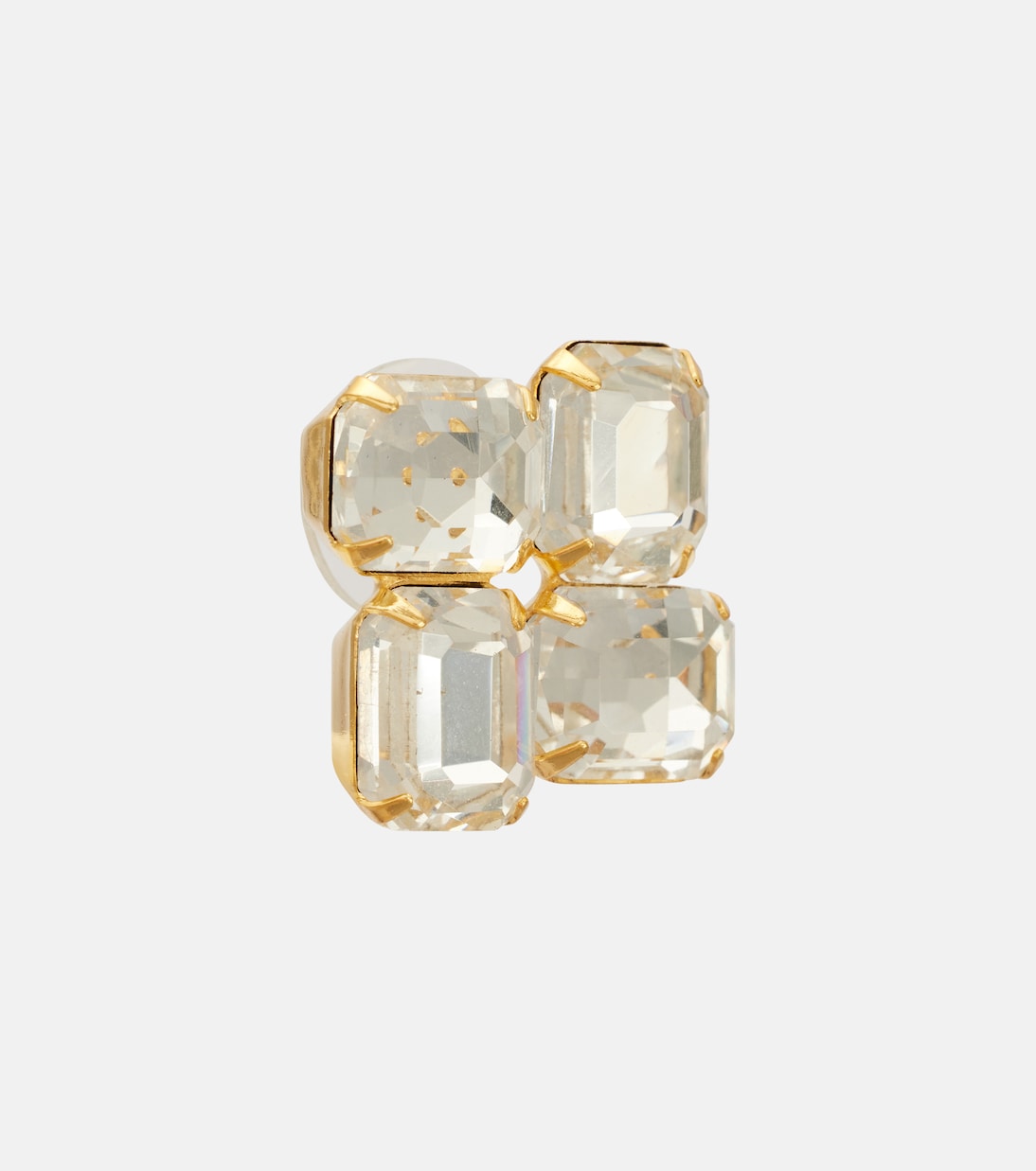 Piccolo embellished gold-plated earrings | Jennifer Behr