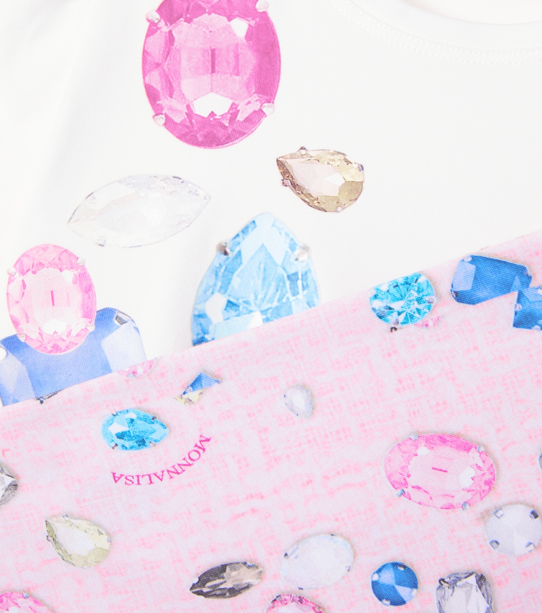 Cotton-blend top and leggings set | Monnalisa