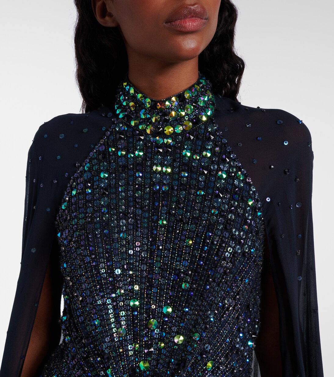 Robe longue Thea à sequins | Jenny Packham