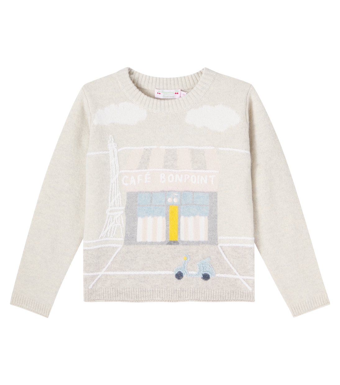 Jodora embroidered wool sweater | Bonpoint