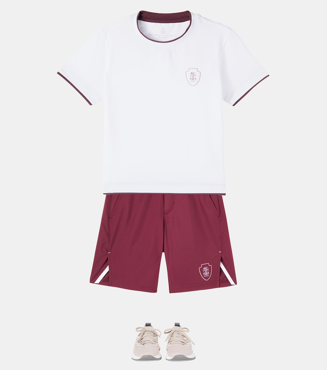 T-Shirt aus einem Baumwollgemisch | Brunello Cucinelli Kids