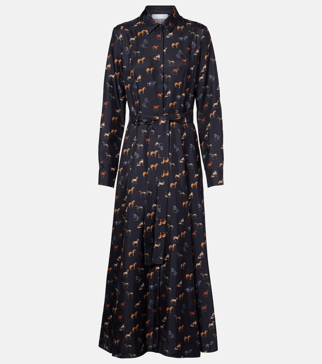 Galway belted silk shirt dress | Gabriela Hearst
