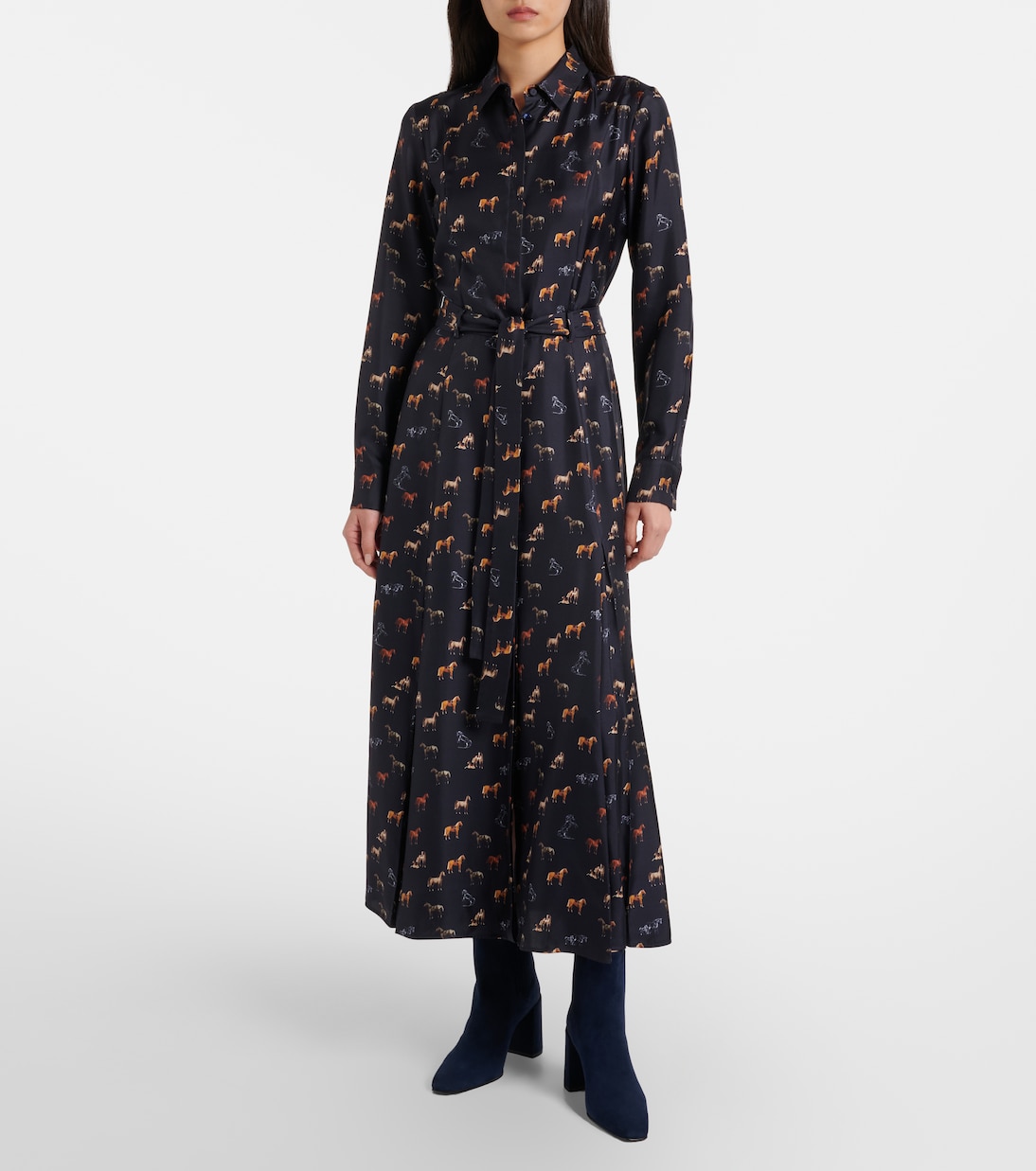 Galway belted silk shirt dress | Gabriela Hearst