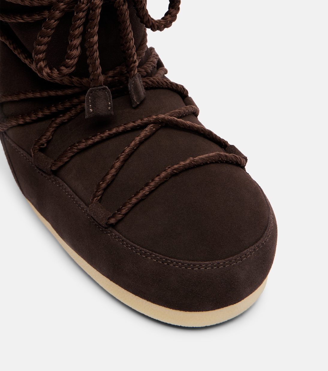 EVX shearling-lined suede snow boots | Moon Boot