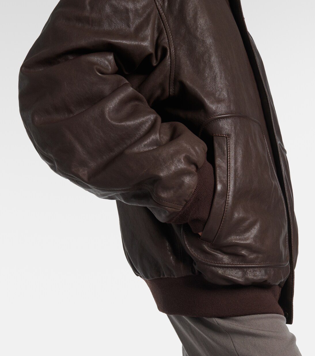 Johnson leather bomber jacket | Calvin Klein Collection