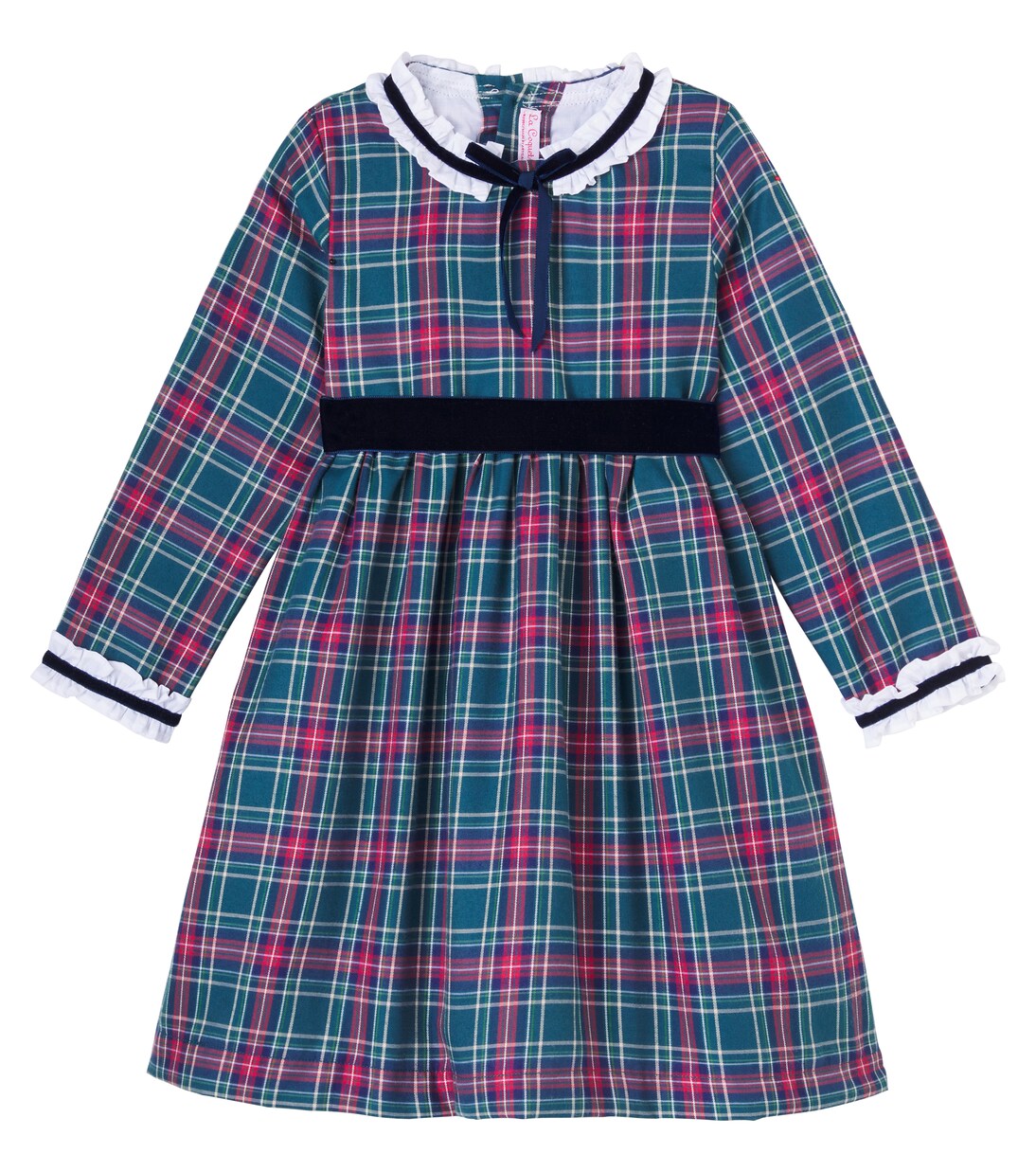 Clarisa tartan cotton-blend dress | La Coqueta