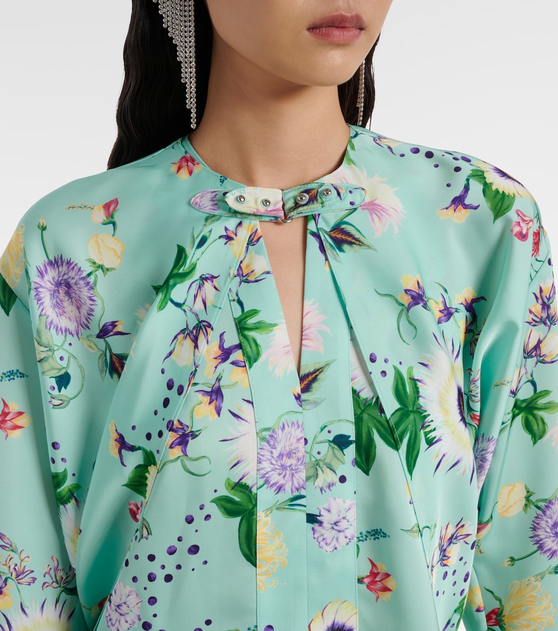 Bluse aus Satin | Rabanne