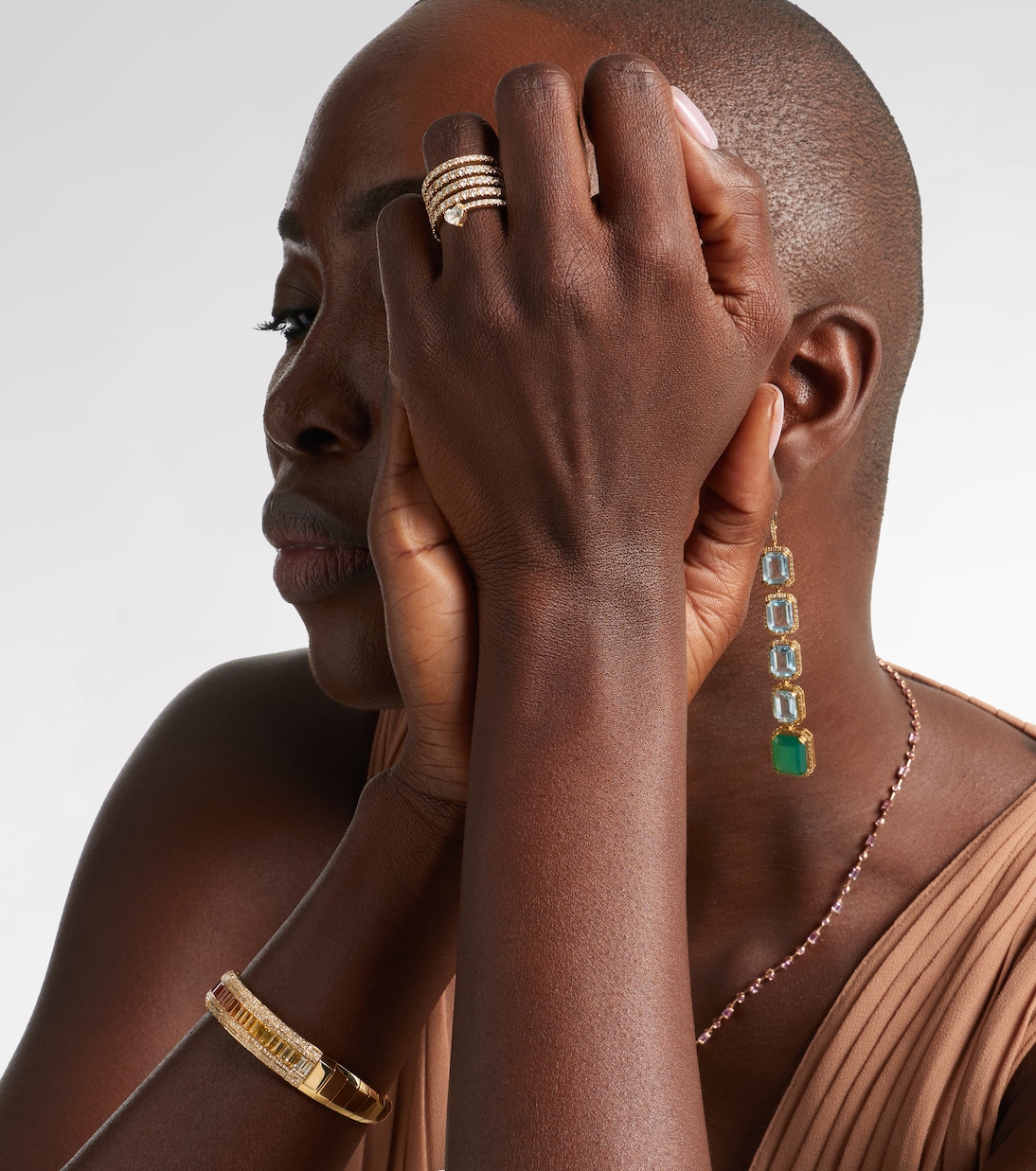 Bague Spiral Heart en or 18 ct et diamants | Shay Jewelry