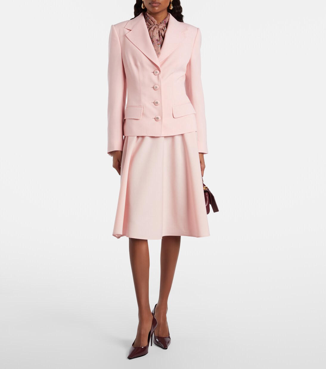 Wool-blend midi skirt | Dolce&Gabbana