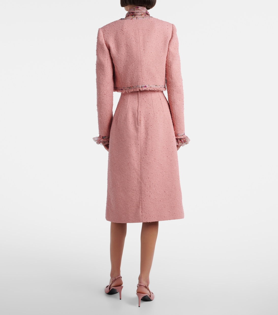 Gonna midi in misto cotone | Dolce&Gabbana