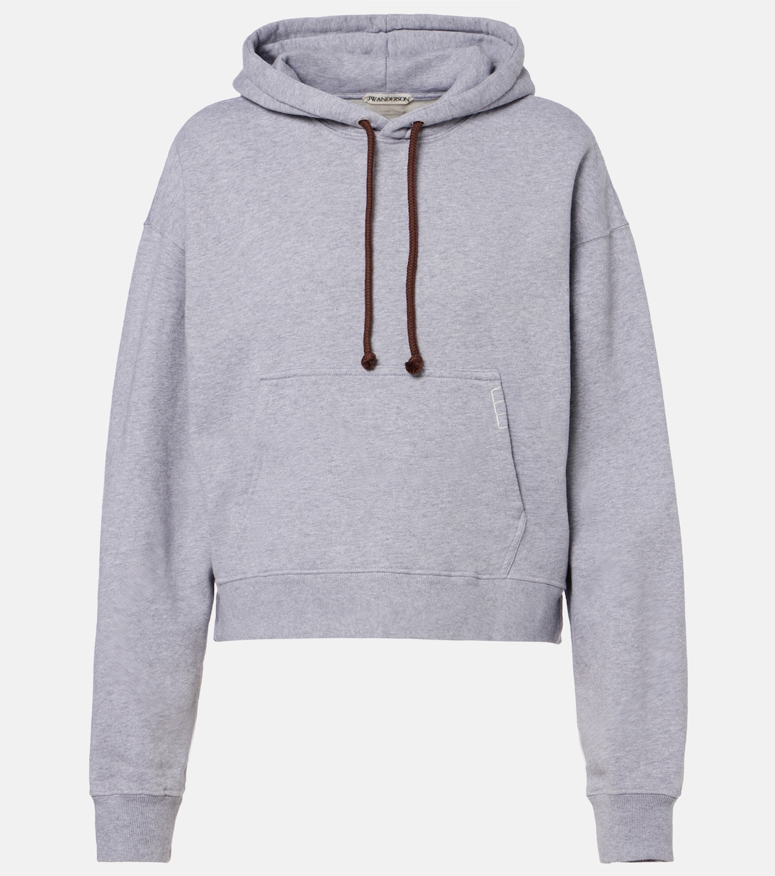 Cropped-Hoodie aus Baumwolle | JW Anderson