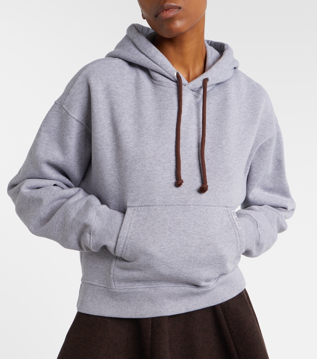 Cropped-Hoodie aus Baumwolle | JW Anderson