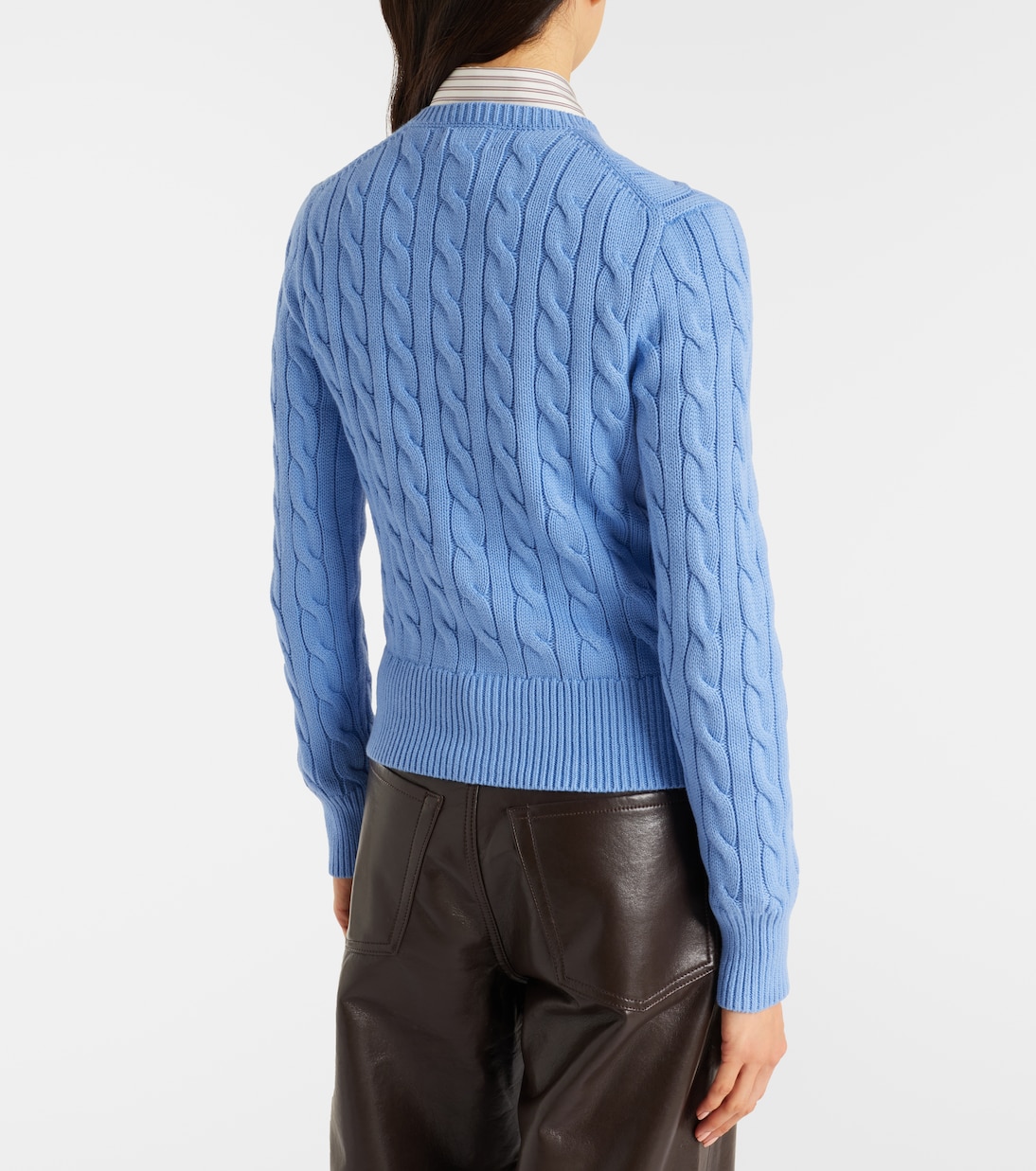 Cable-knit cotton cardigan | Polo Ralph Lauren