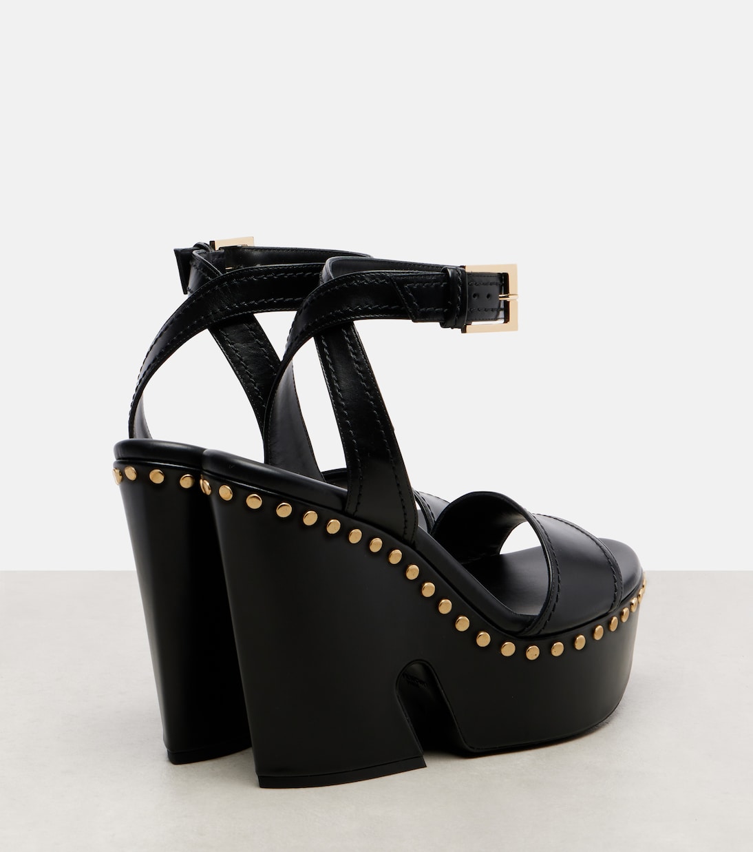 Verzierte Plateausandalen aus Leder | Givenchy