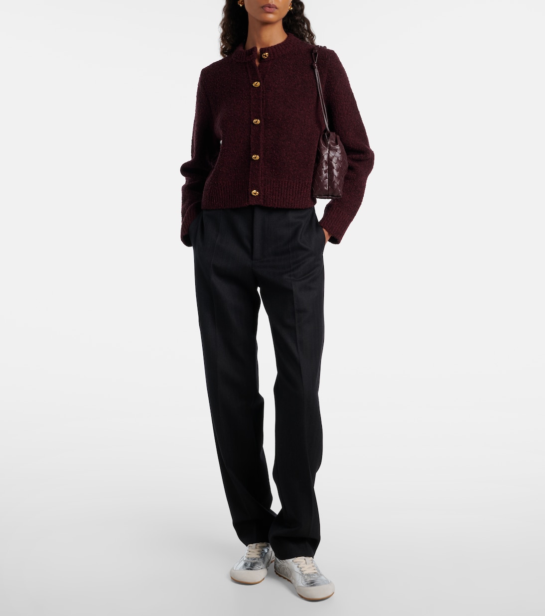 Sneakers Orbit Flash aus Metallic-Leder | Bottega Veneta