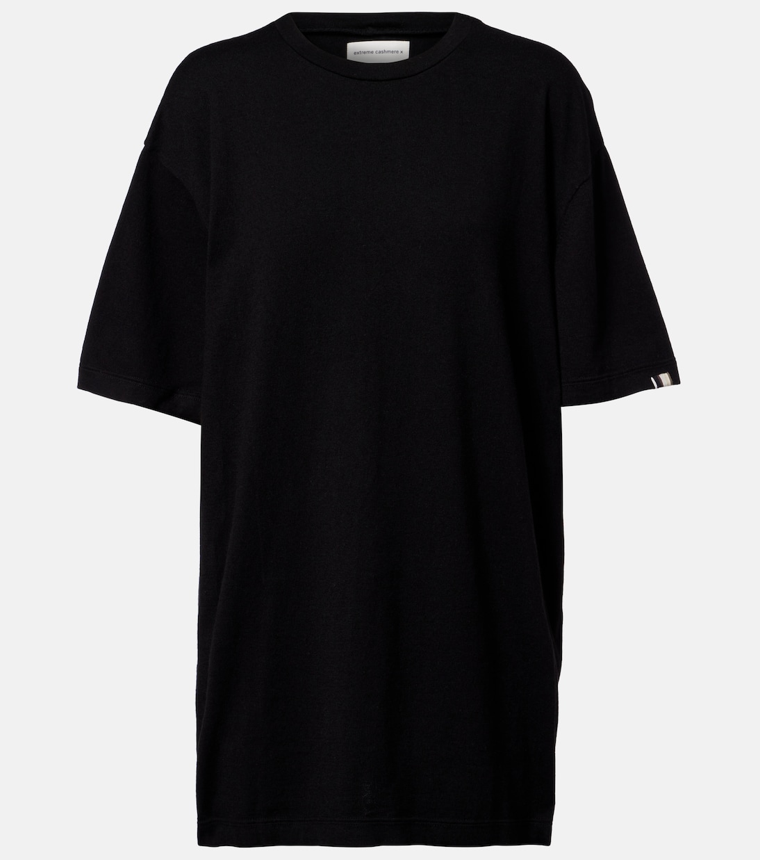 T-shirt oversize di Rik in cotone e cashmere | Extreme Cashmere
