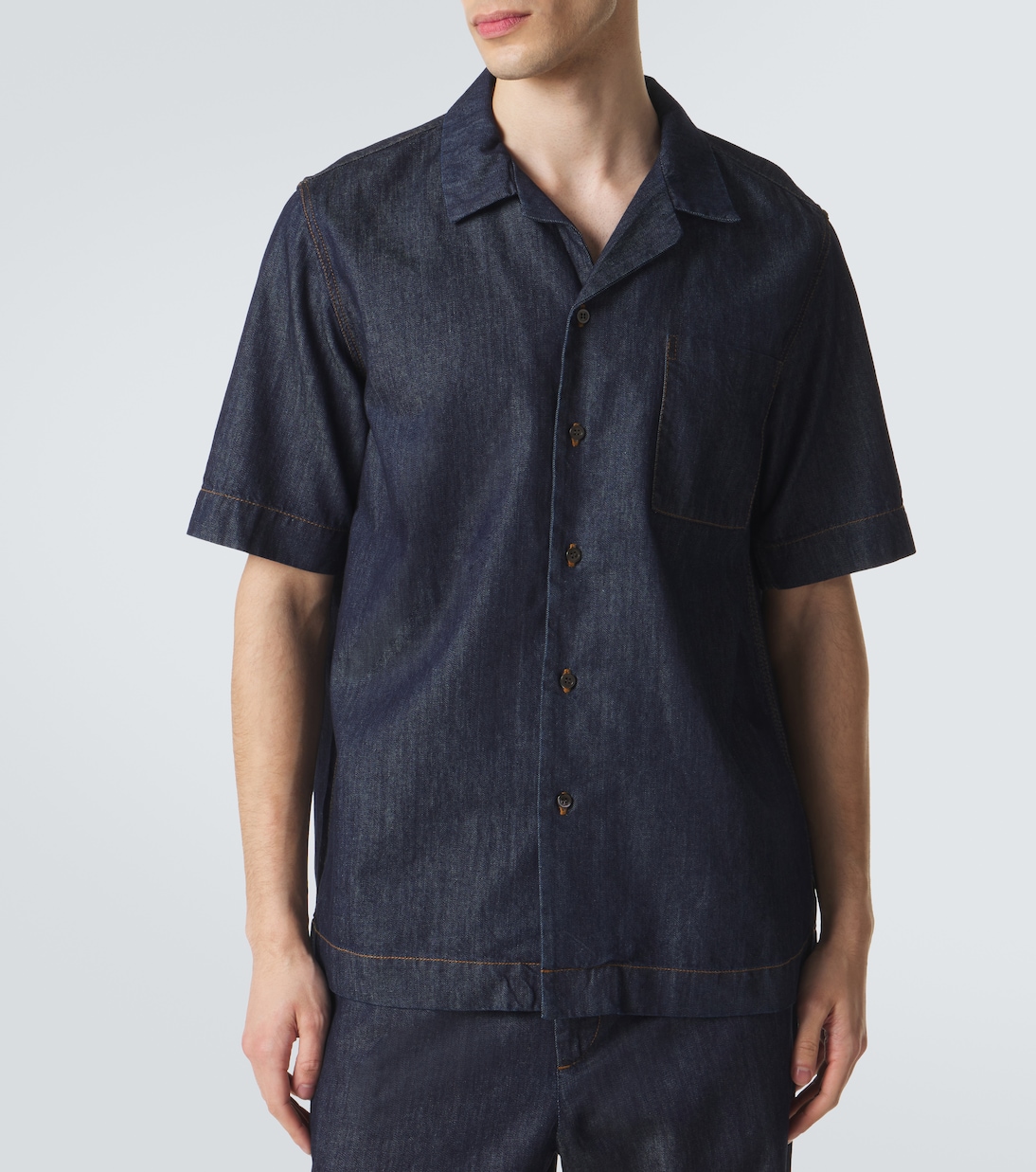 Camisa bowling de denim | Dries Van Noten