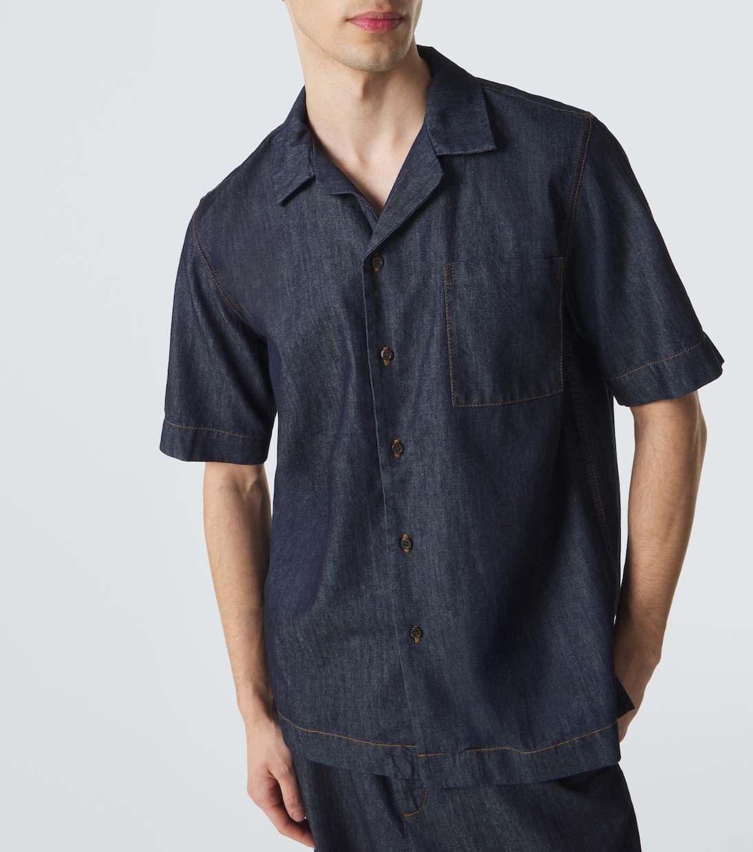 Camisa bowling de denim | Dries Van Noten