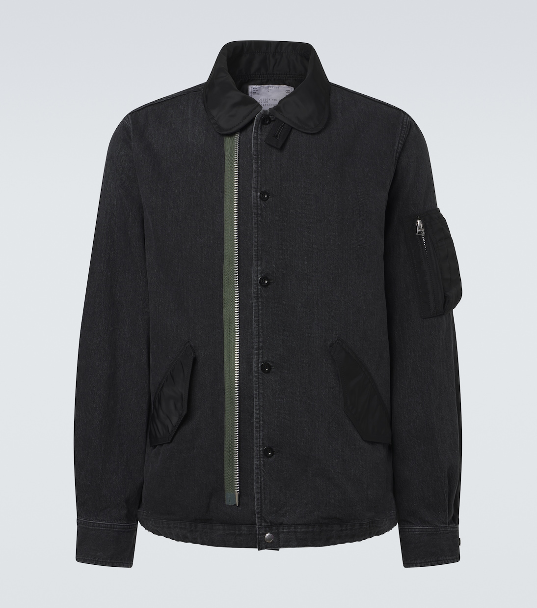 Blouson aus Denim mit Twill | Sacai