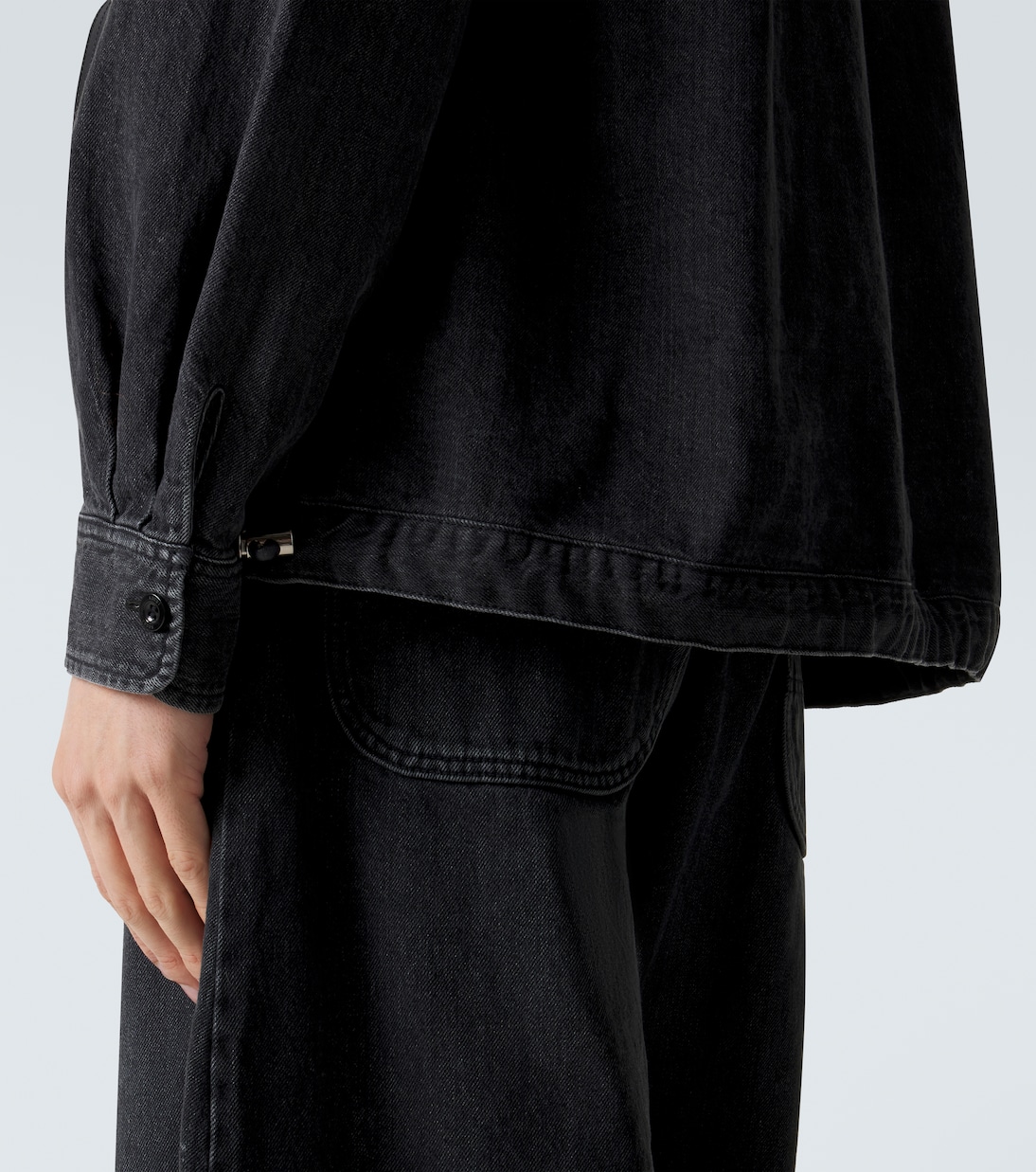 Blouson aus Denim mit Twill | Sacai