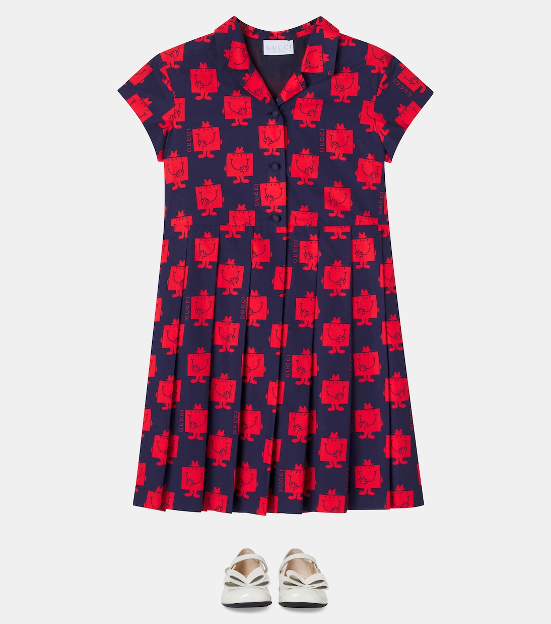 x Mr. Men Little Miss – Robe en coton | Gucci Kids