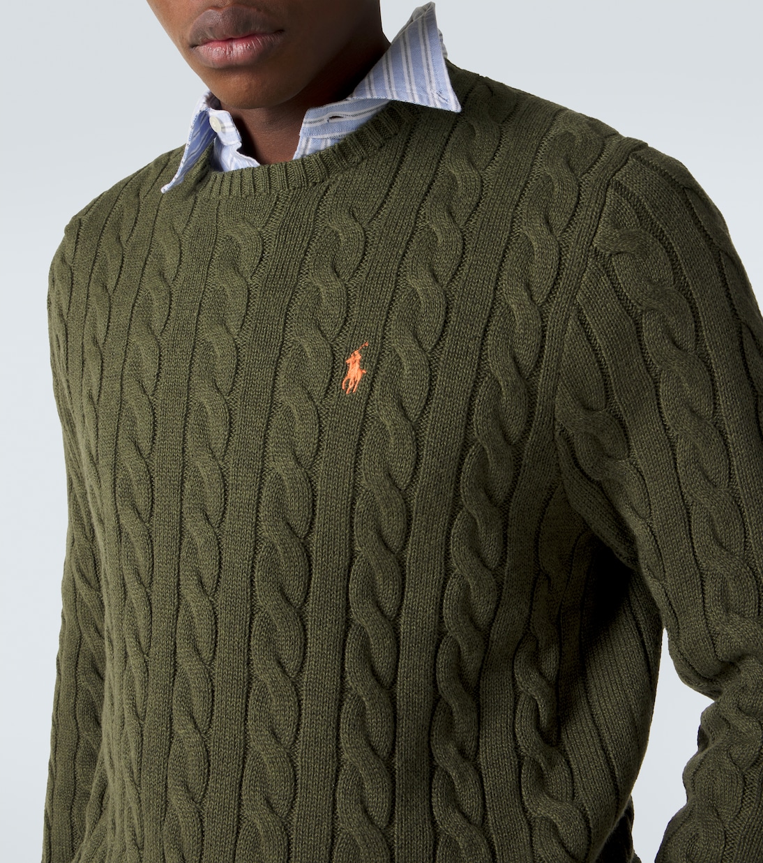 Cable-knit cotton sweater | Polo Ralph Lauren