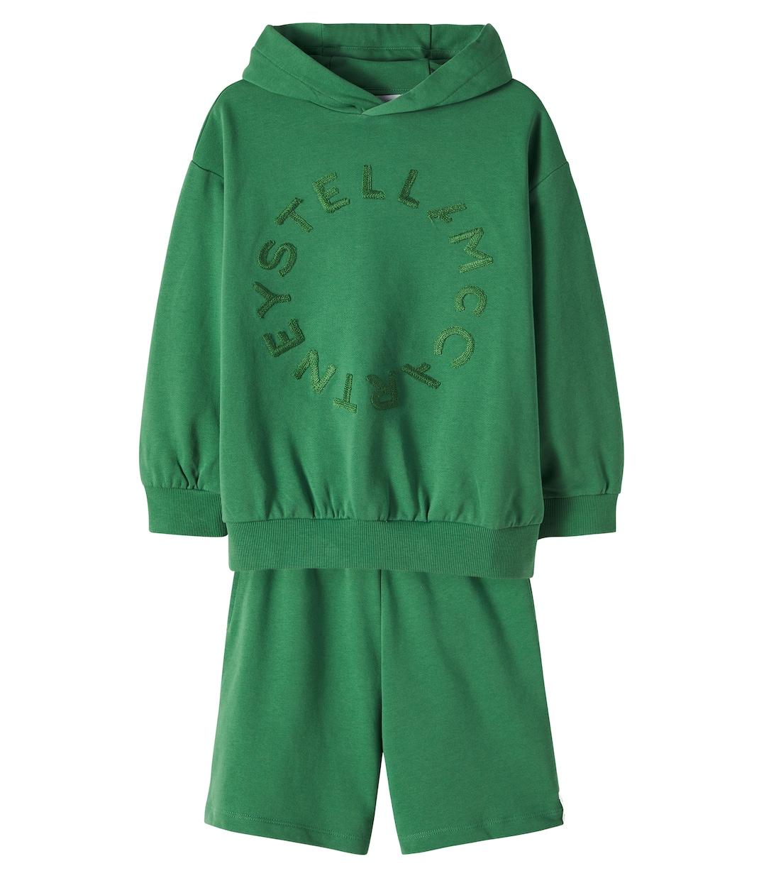 Set de sudadera y shorts de algodón | Stella McCartney Kids