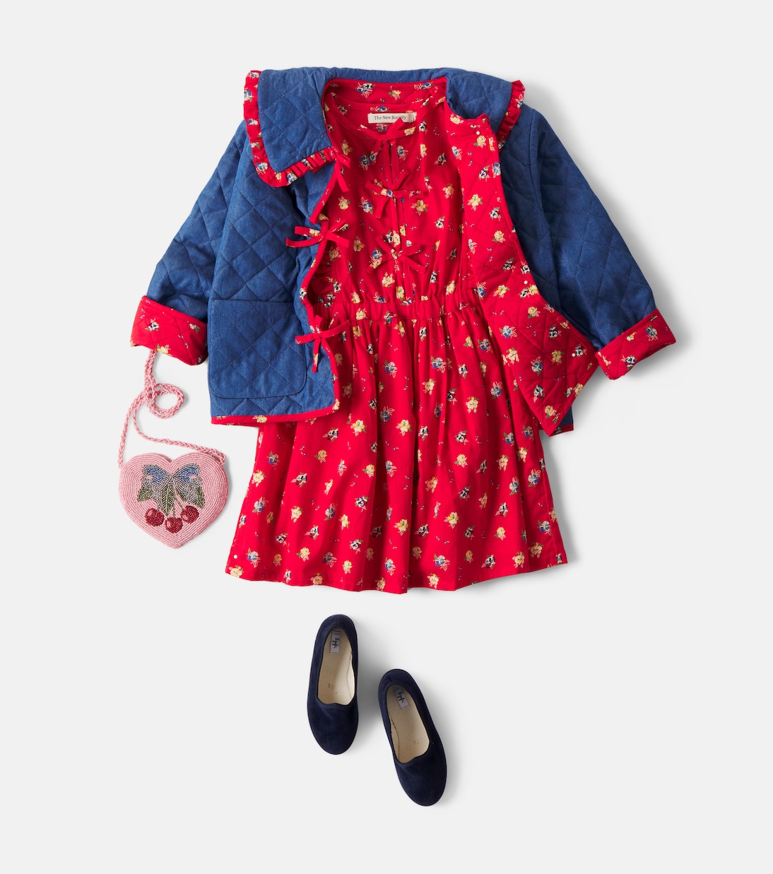 Wendbare Steppjacke Amapola aus Baumwolle | The New Society