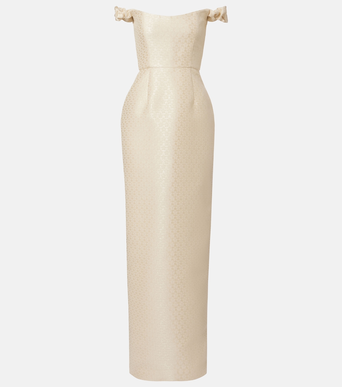 Bridal Yolanda brocade off-shoulder gown | Markarian