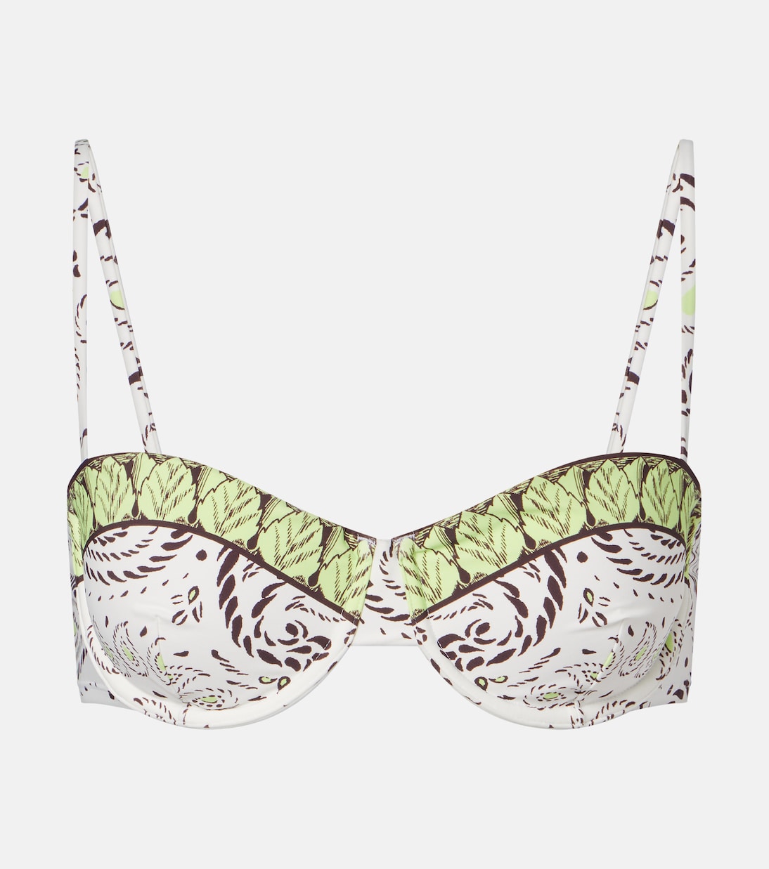 Printed bikini top | Tory Burch