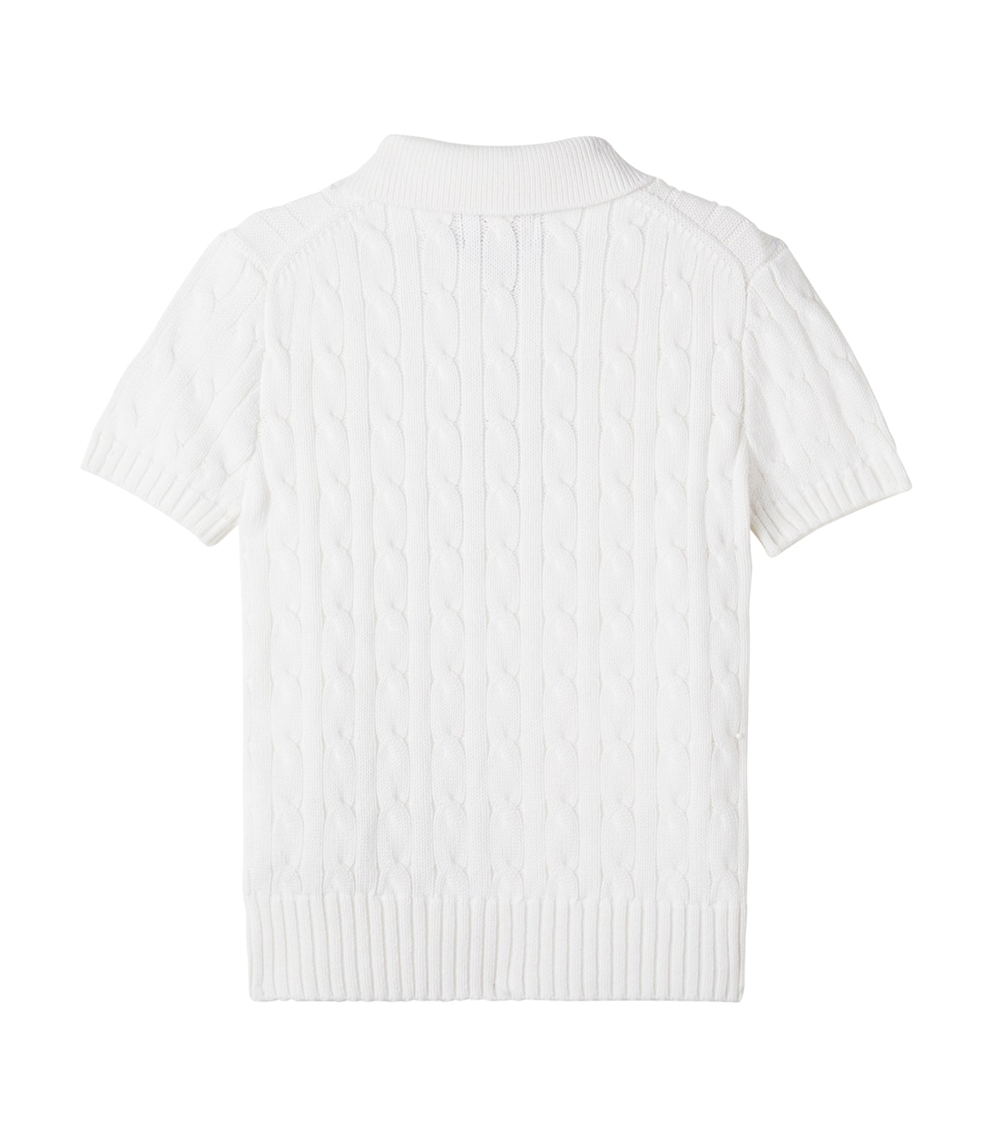 Pullover in maglia di cotone a trecce | Polo Ralph Lauren Kids