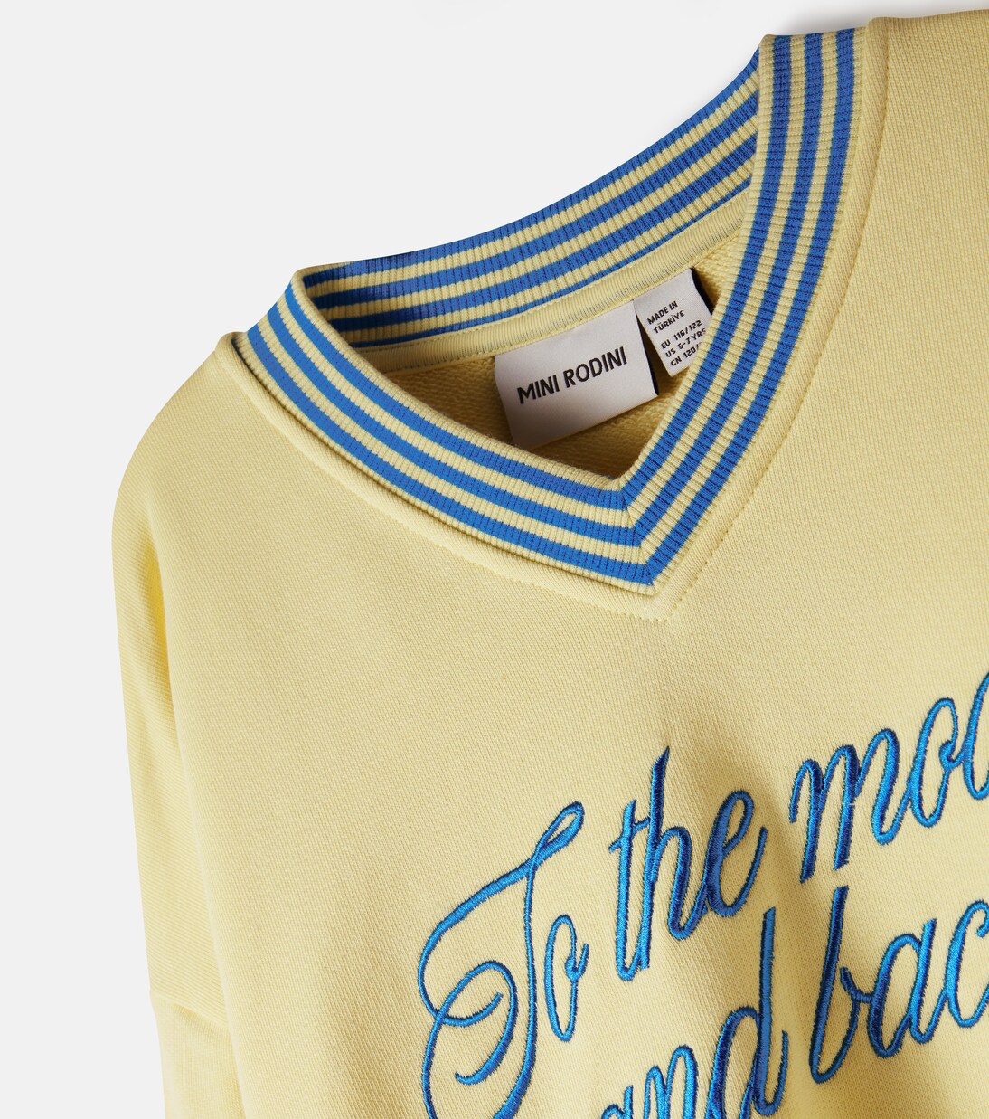 Sweatshirt To The Moon aus Baumwoll-Jersey | Mini Rodini