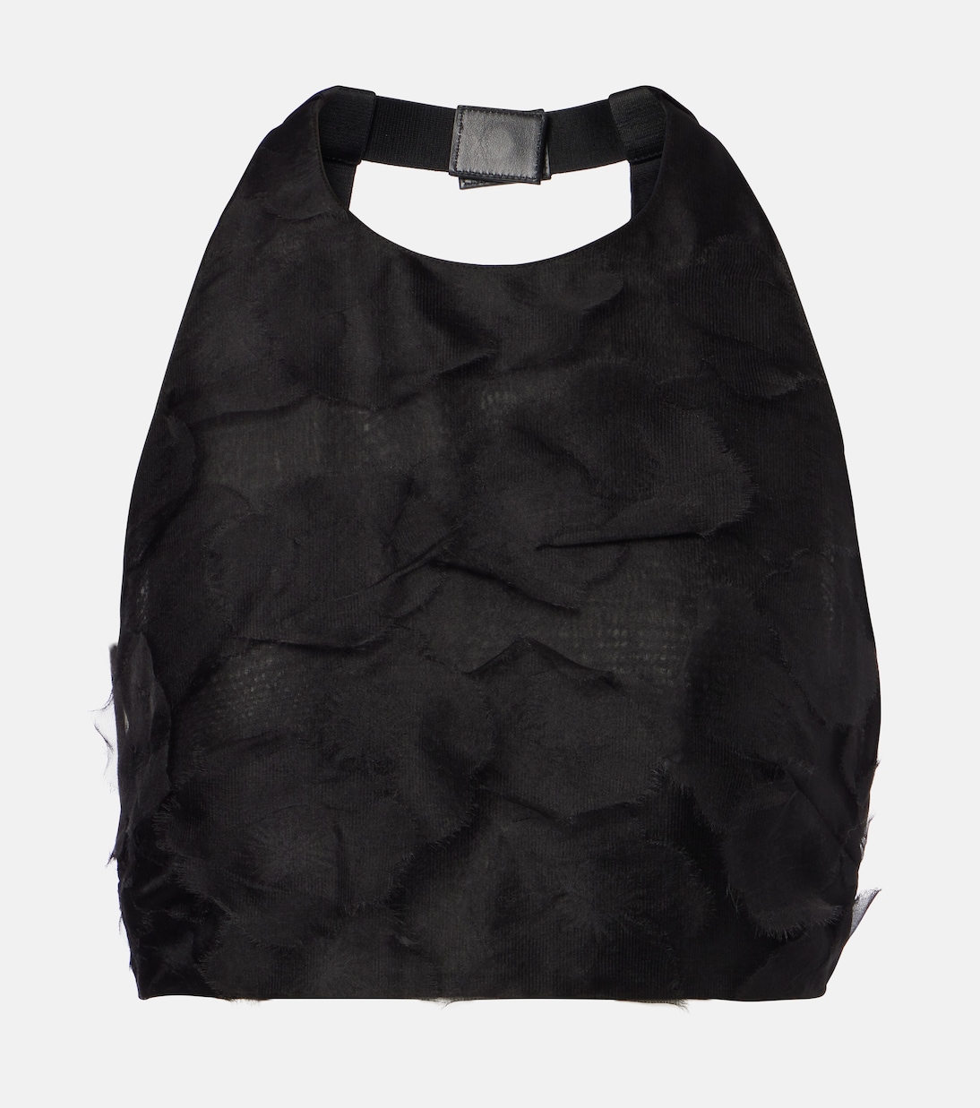Fumetto silk fil coupé crop top | Max Mara