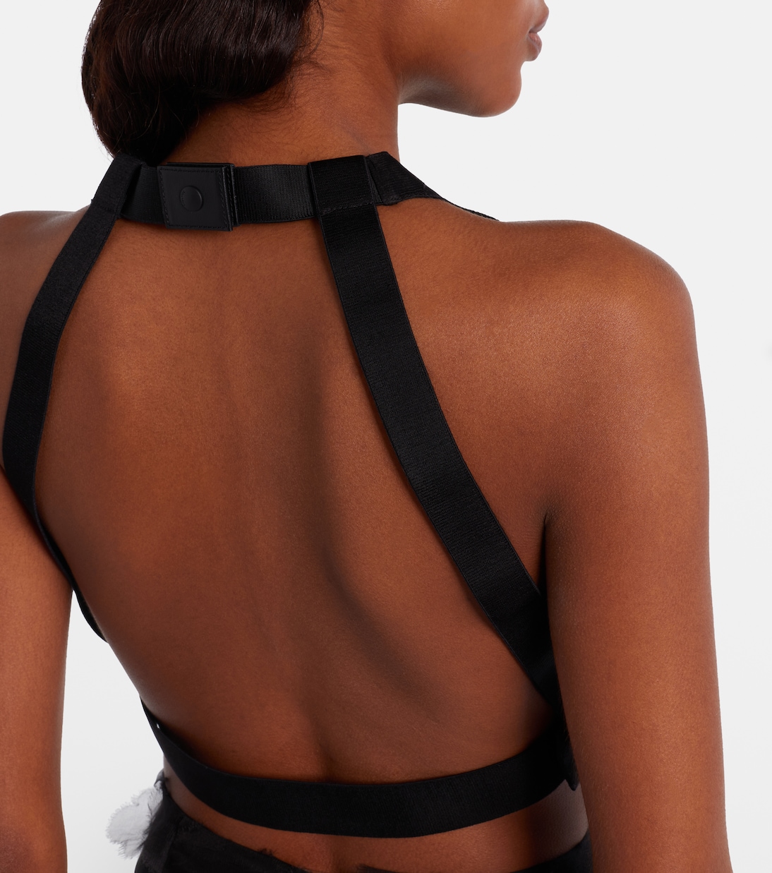 Fumetto silk fil coupé crop top | Max Mara