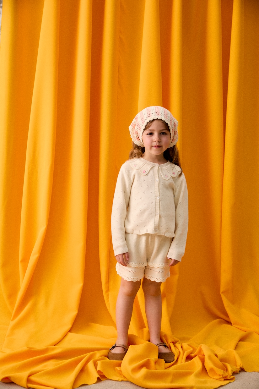 Mynalette 엠브로이더리 코튼 카디건 | Louise Misha