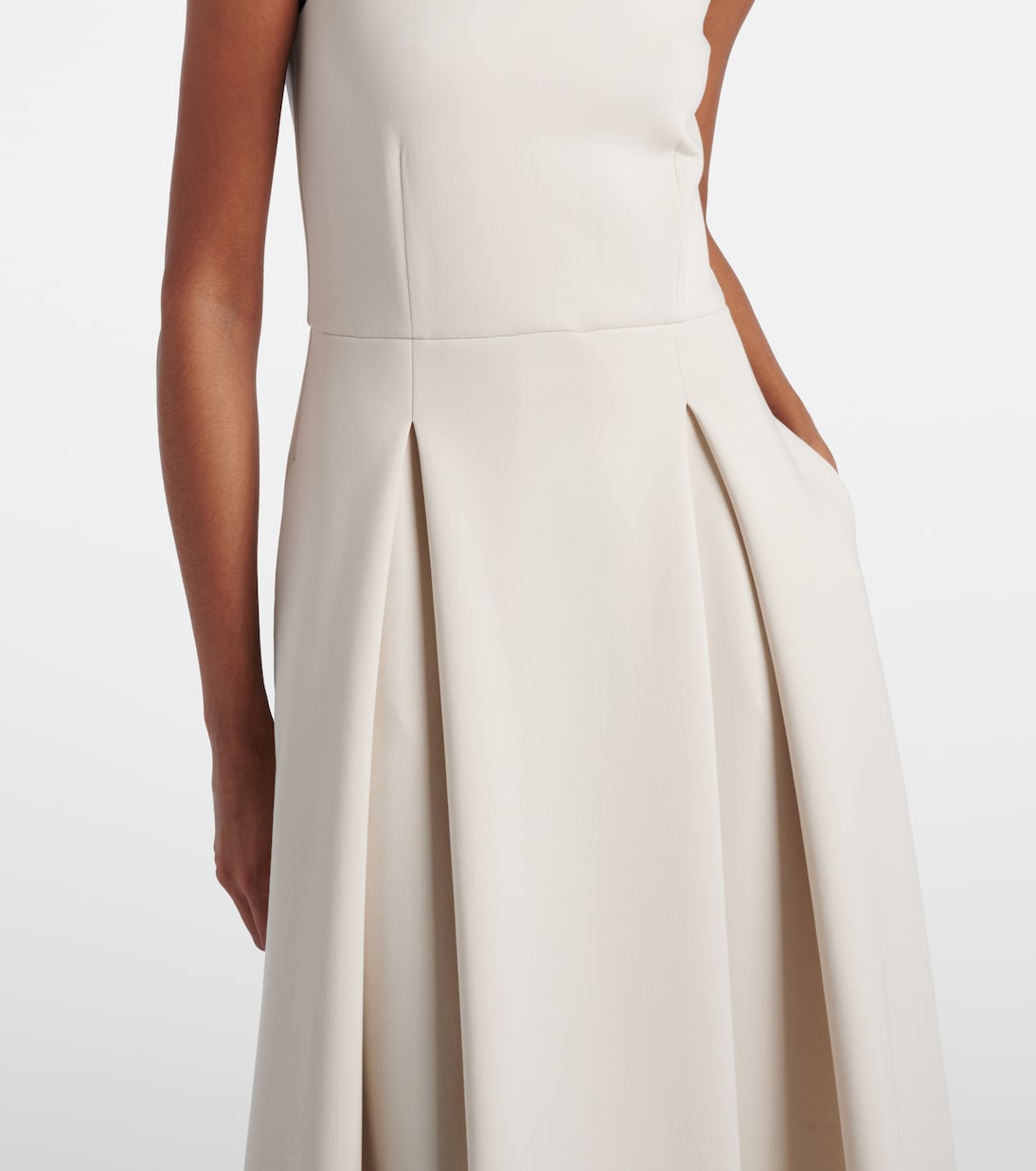 Cannone cotton-blend midi dress | 'S Max Mara