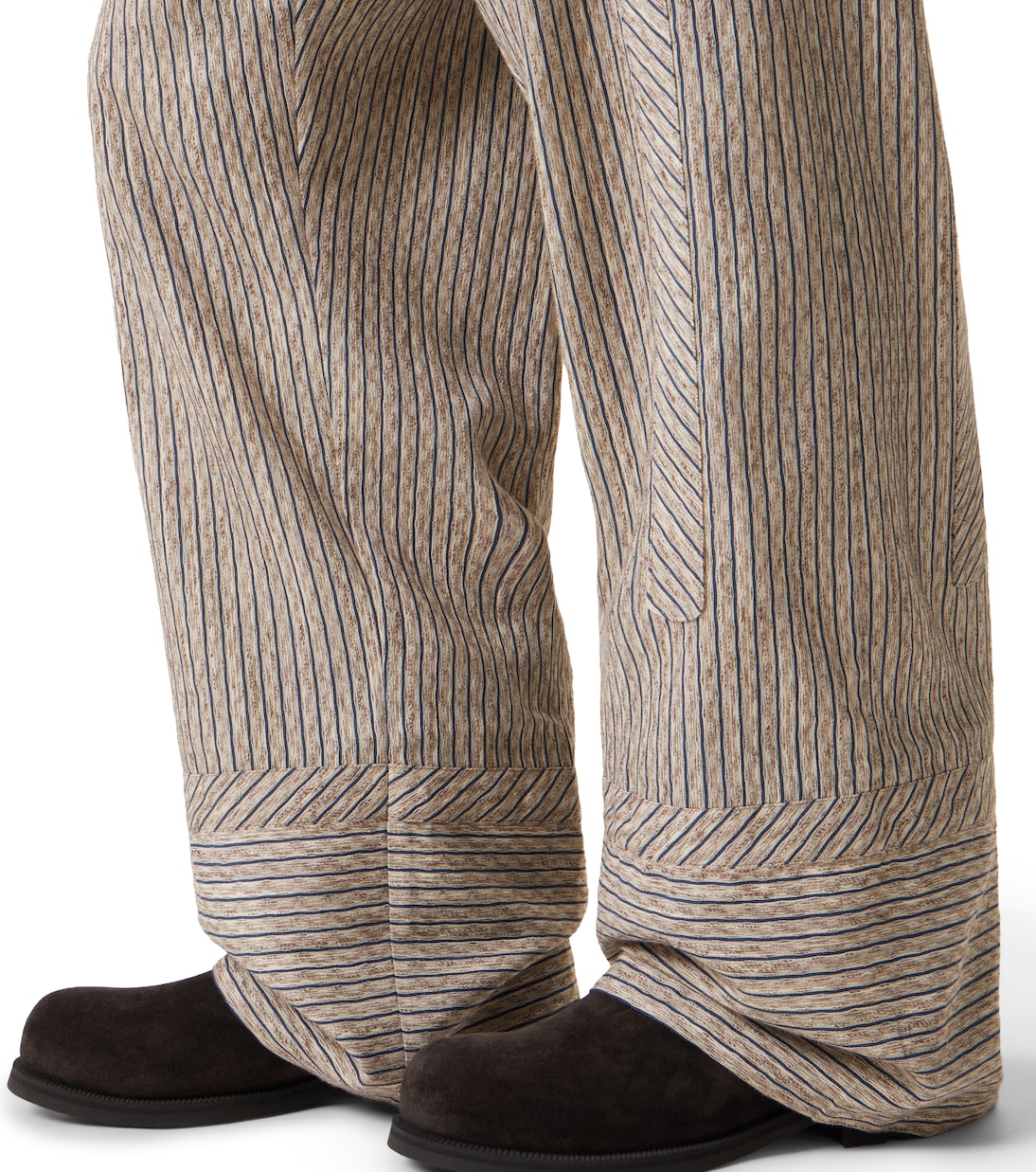 Kyan cotton and linen-blend straight pants | Kiko Kostadinov