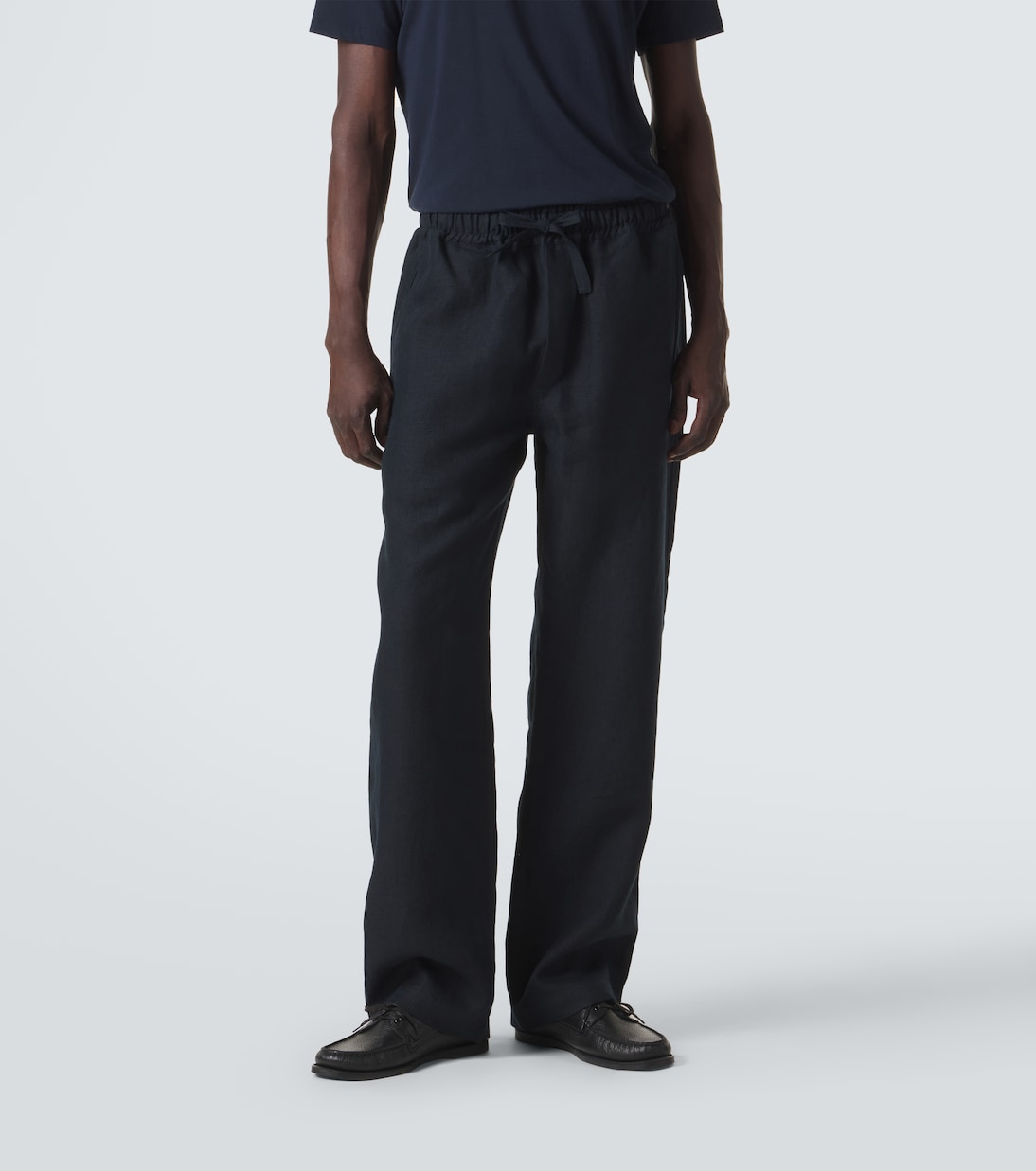 Linen straight pants | Saman Amel