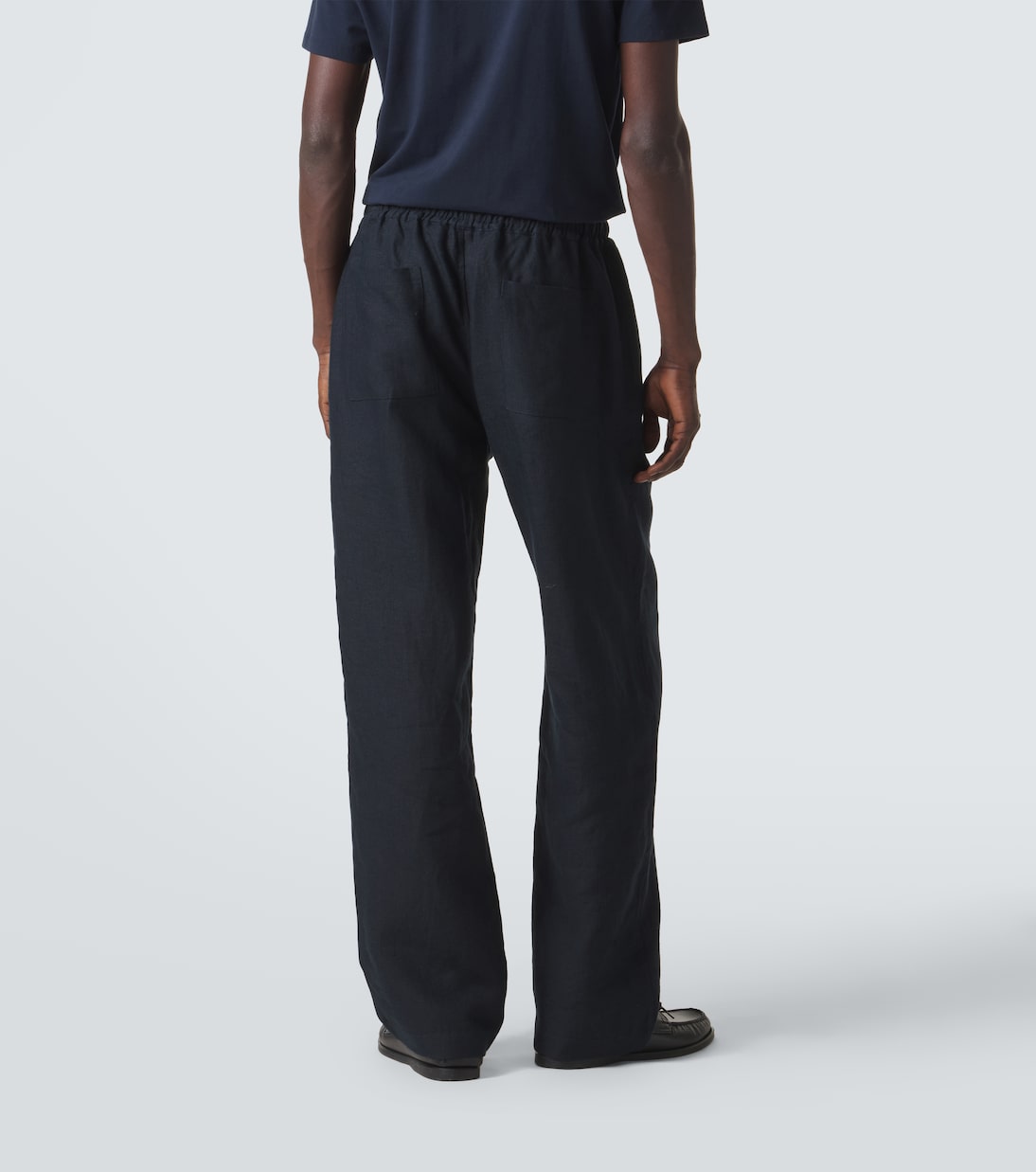 Linen straight pants | Saman Amel