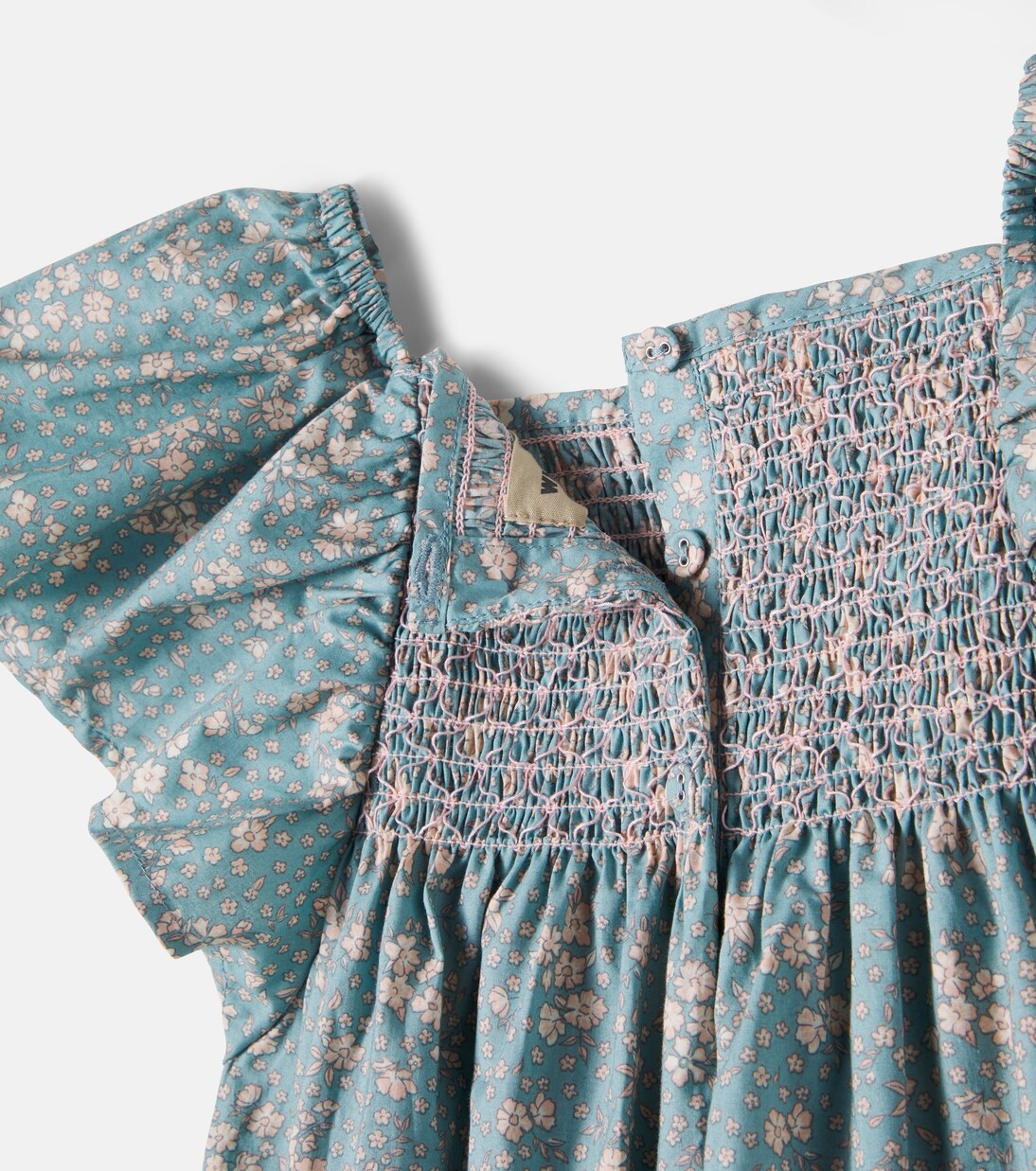 Bedrucktes Kleid Elva aus Baumwolle | Wheat