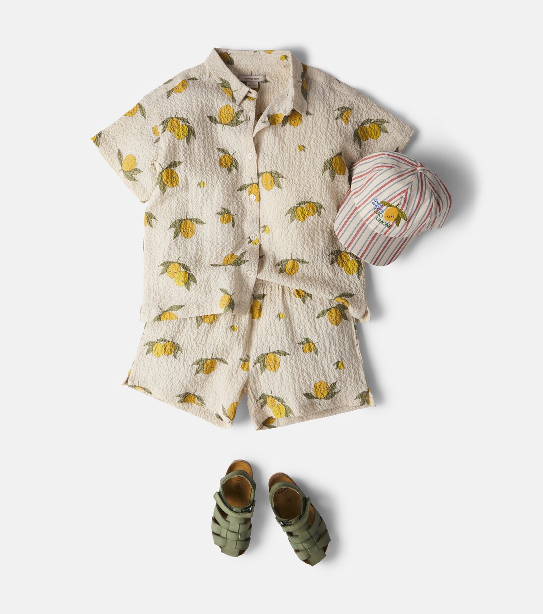 Elliot printed cotton seersucker shirt | Konges Sløjd