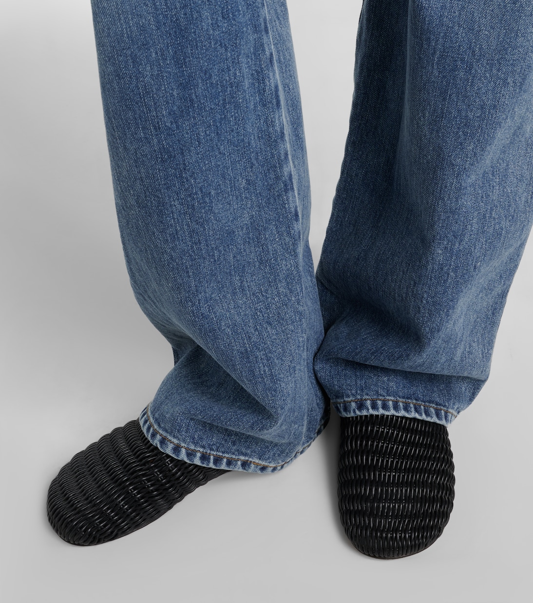 Babouche woven leather loafers | JW Anderson