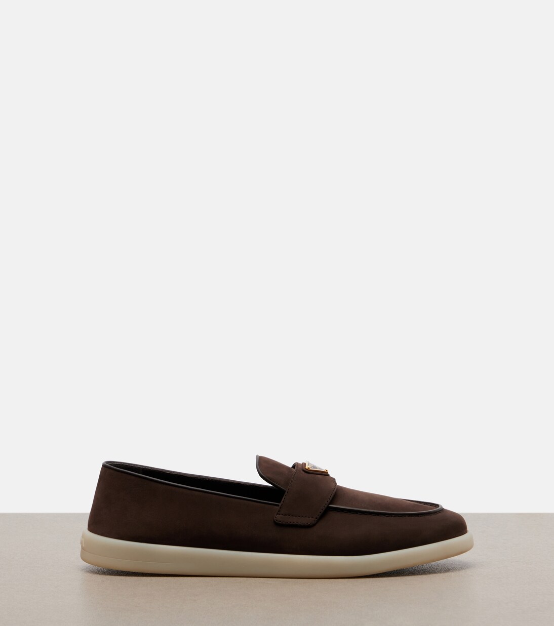Loafers aus Veloursleder | Prada