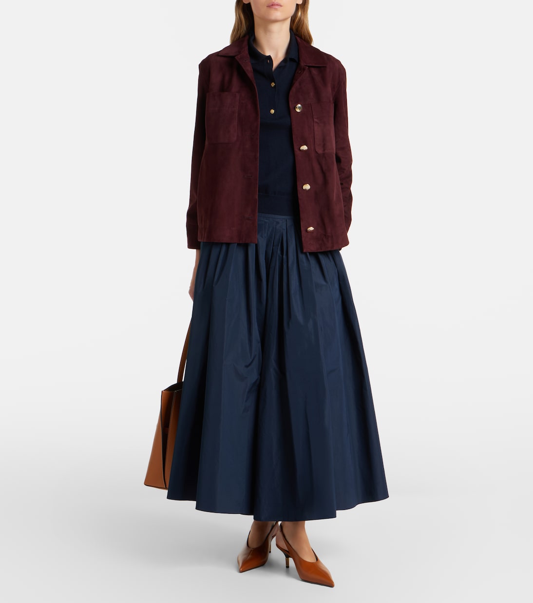 Suede blouson jacket | 'S Max Mara