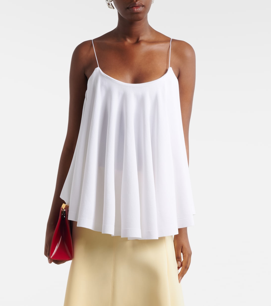 Voile open-back jersey top | Jacquemus