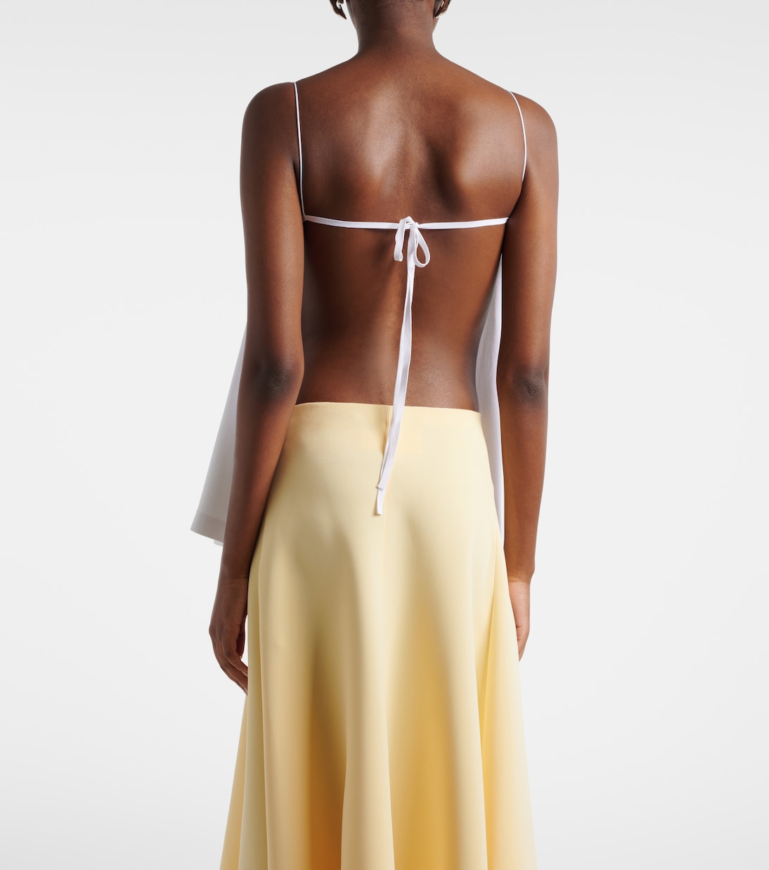 Voile open-back jersey top | Jacquemus