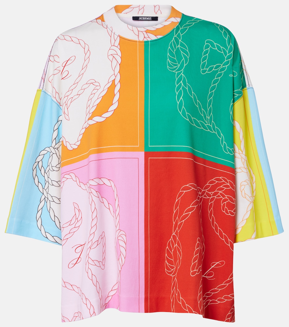 Hippocampe印花棉质针织T恤 | Jacquemus