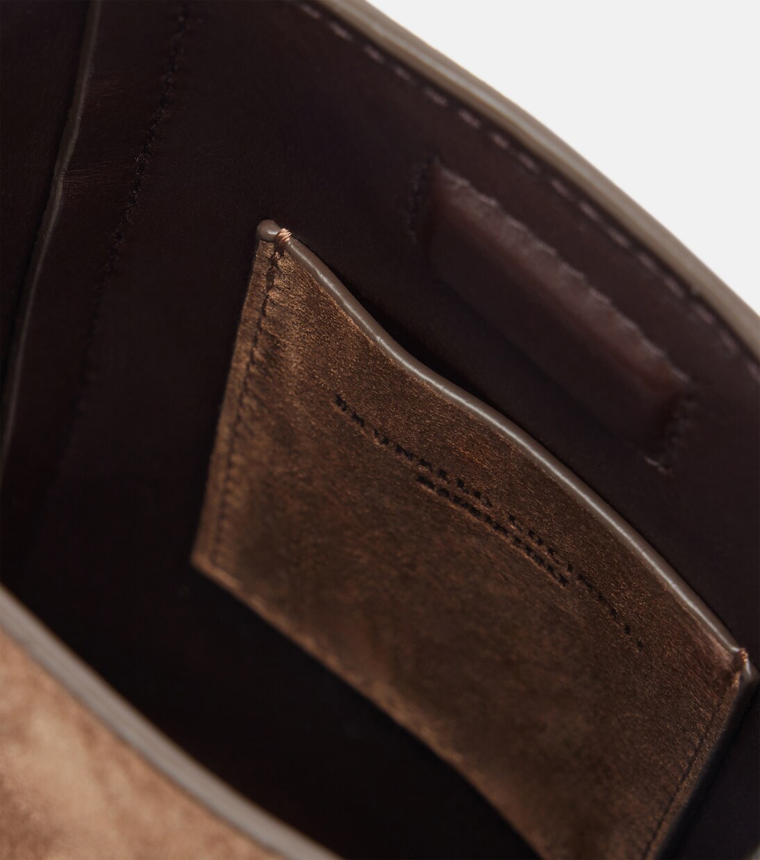 Duo Mini Monili suede phone pouch | Brunello Cucinelli