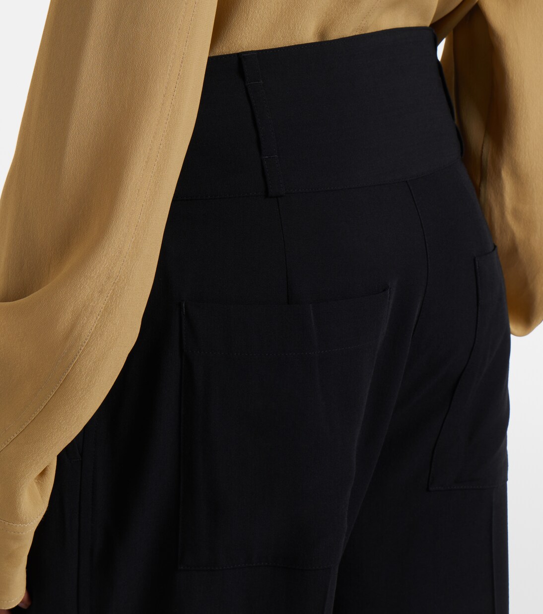 Pleated cotton wide-leg pants | Toteme